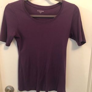 Purple basic t shirt